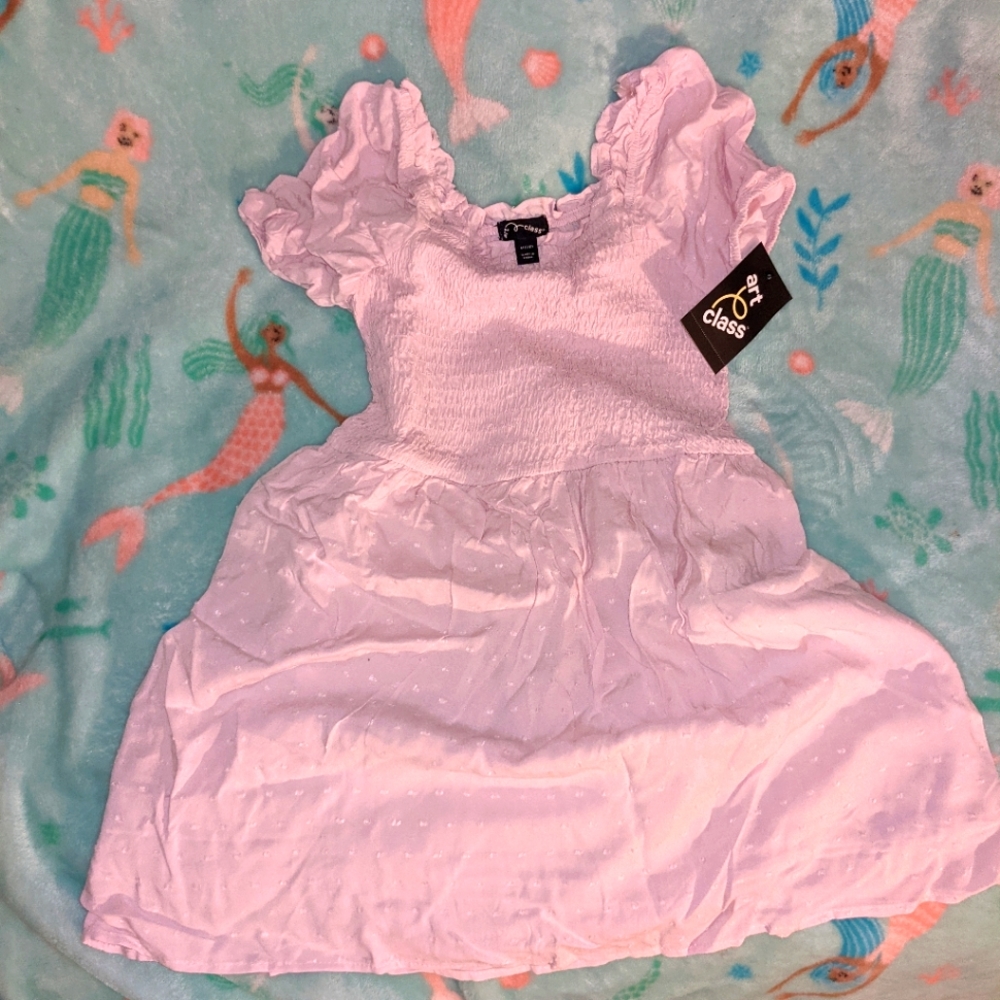 Art class girls swiss dot dress Size M